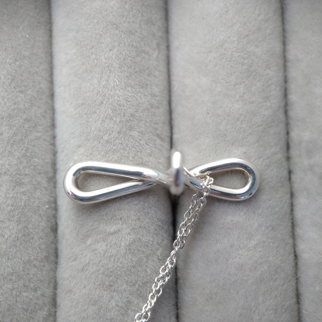 美品TIFFANY＆Co. ティファニークロスネックレス　インフィニティ 925