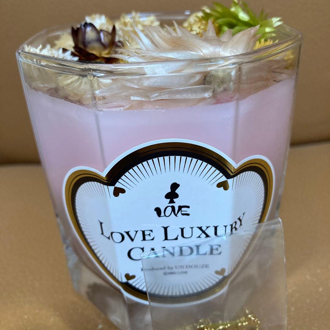 LOVE LUXURY CANDLE - ピンク