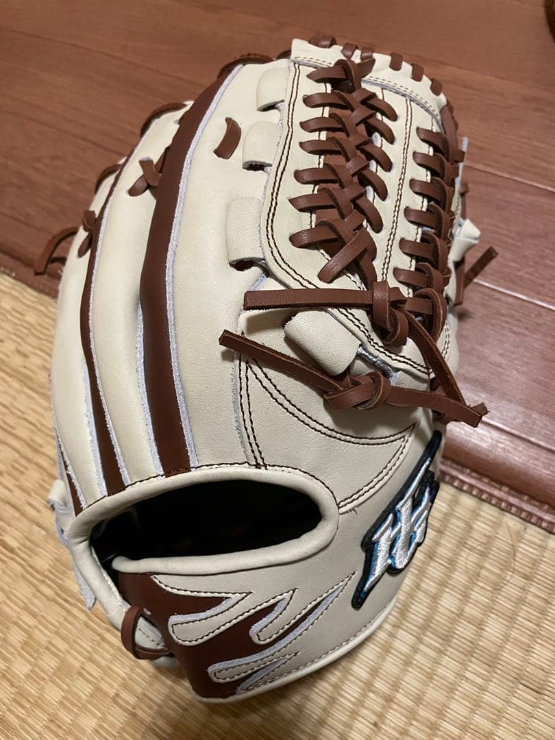 HI-GOLD 軟式グローブ ホワイト/ブラウン