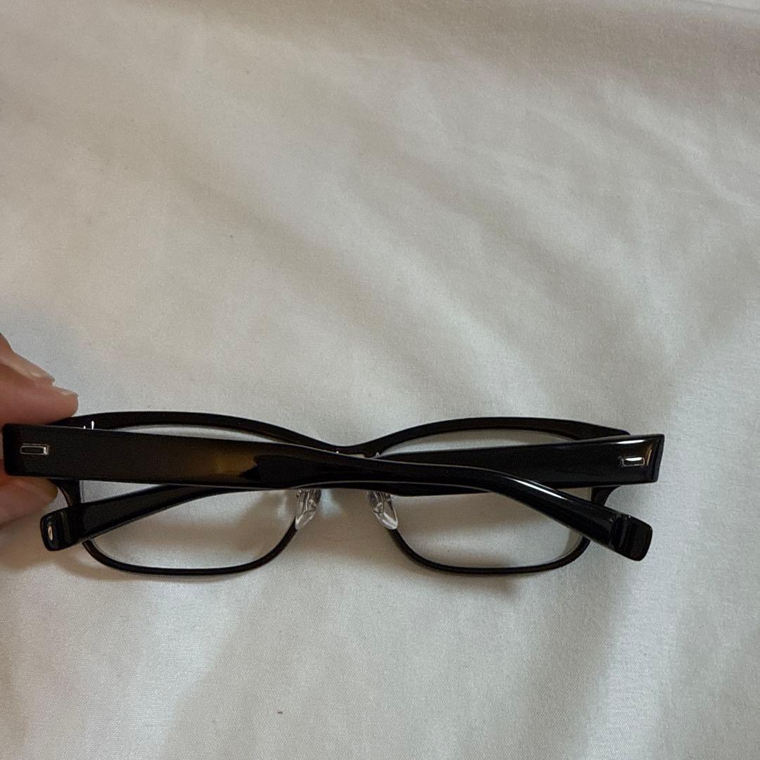 999.9ブラックフレーム度ありメガネ