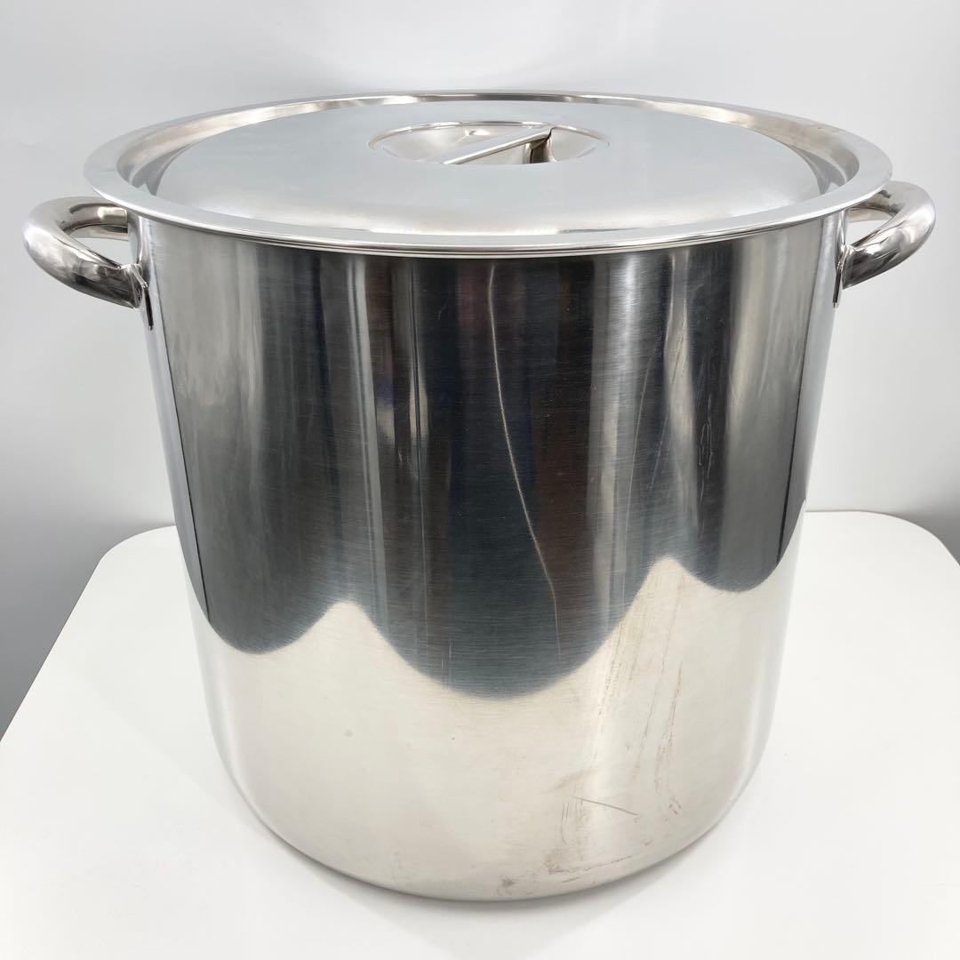 業務用 寸胴鍋 直径36cm 約35L SUS316 モリブデン 大容量