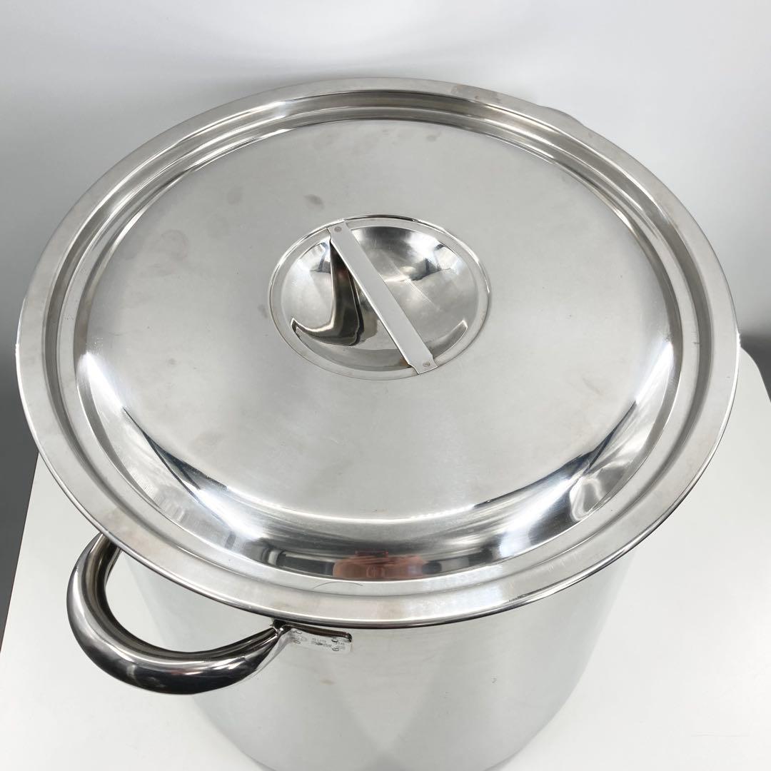 業務用 寸胴鍋 直径36cm 約35L SUS316 モリブデン 大容量