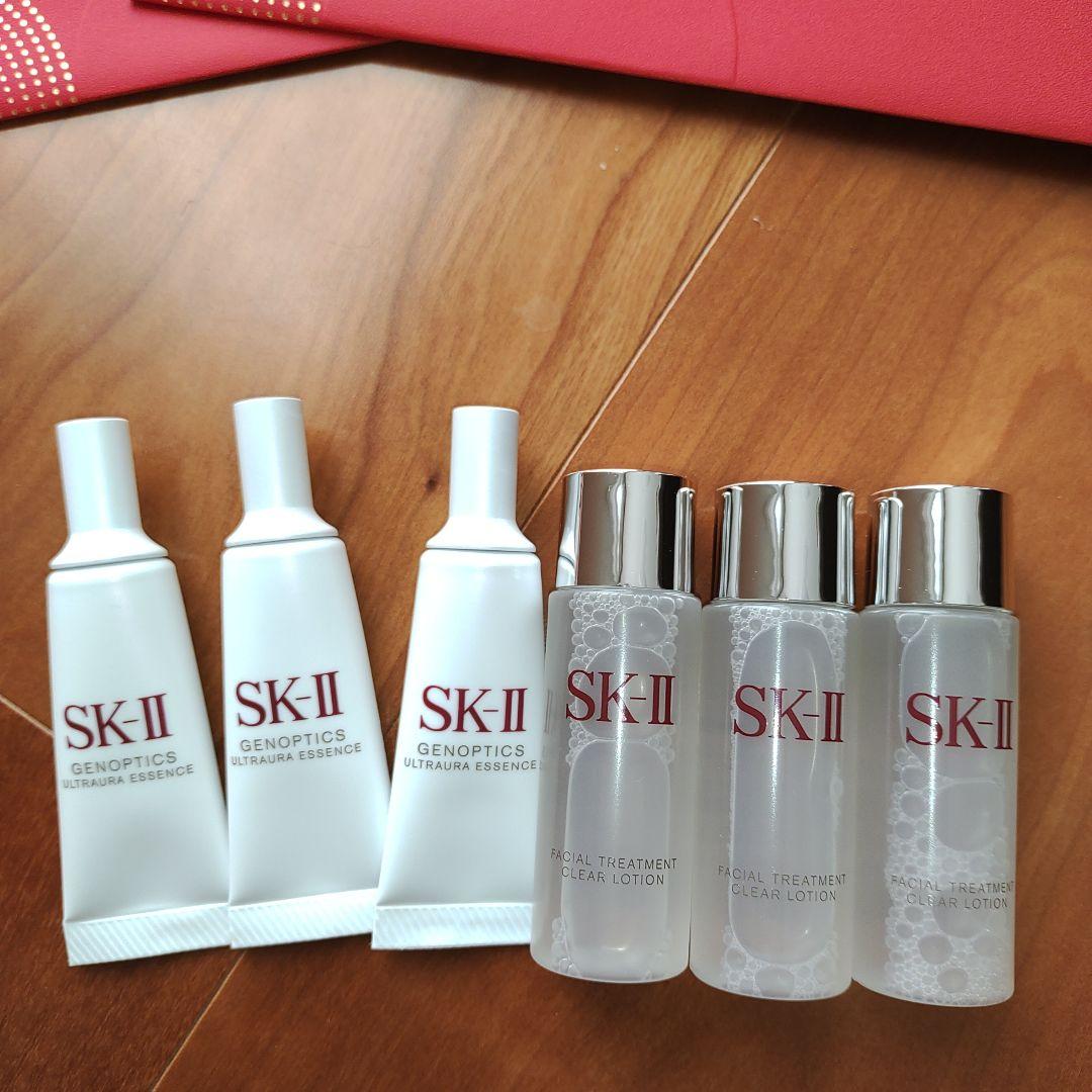 SK-II　ウルトオーラエッセンス×3個　クリアローション×3個　おまけ付き