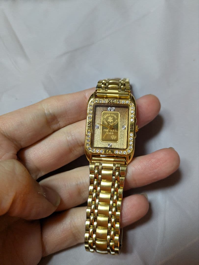 せ*ち様 エルジン インゴット1g レディース時計　不動