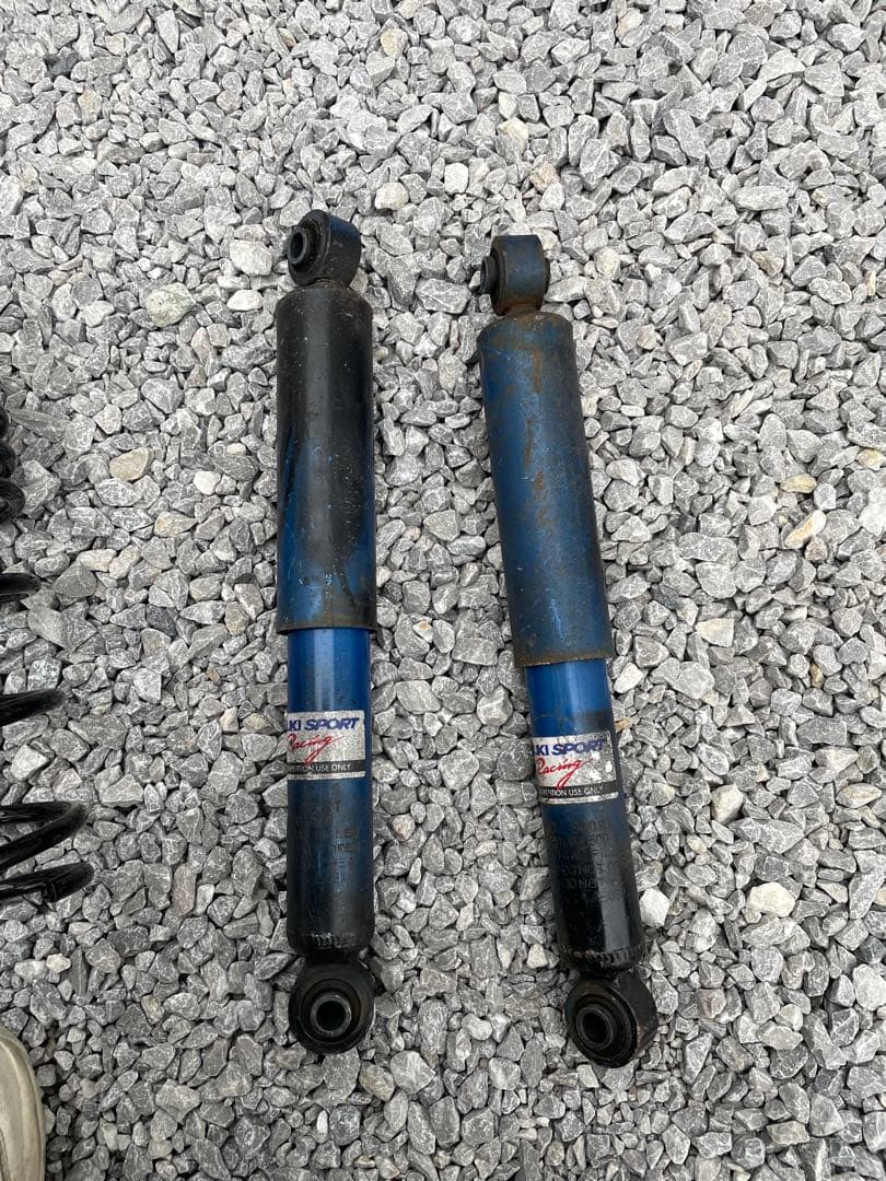 ha 22スズキスポーツサスペンション 4本ローダウンサスほぼ新品スプリング付き