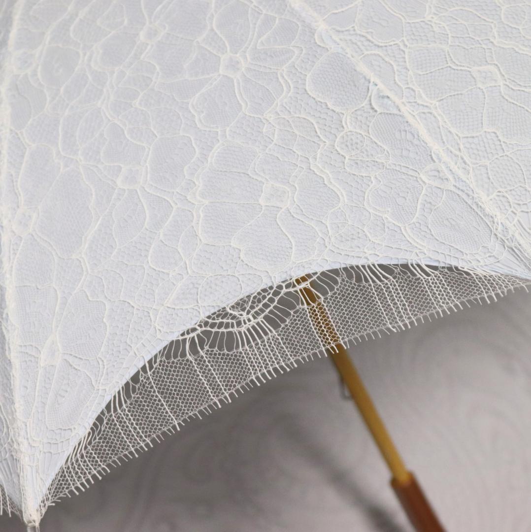 新品【前原光栄商店】皇室御用達リバーレース二重張り高級長傘日傘