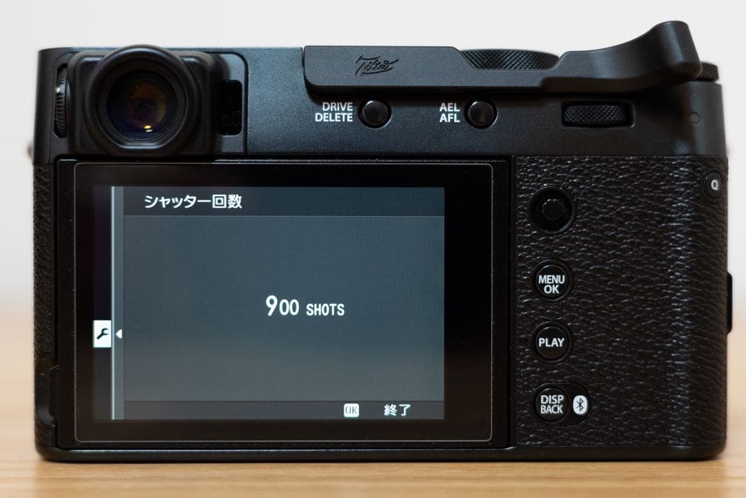【先月新品購入品】Fujifilm X100VI ブラック　サムグリップ付