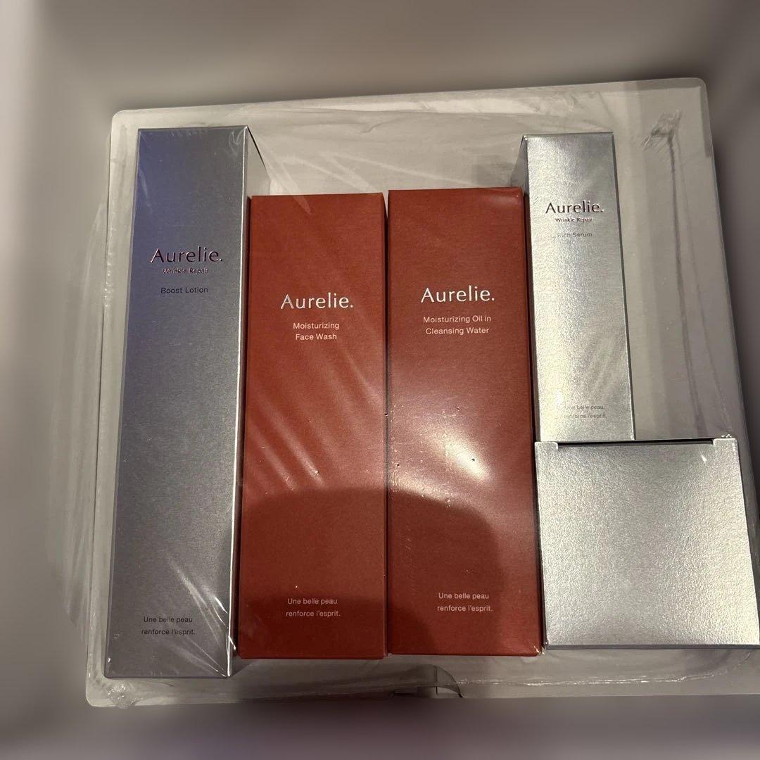 Aurelie クレンジングウォーター・洗顔料・化粧水 5セット