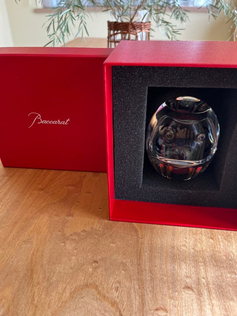 Baccarat バカラ ダルマ 縁起物 新品未使用