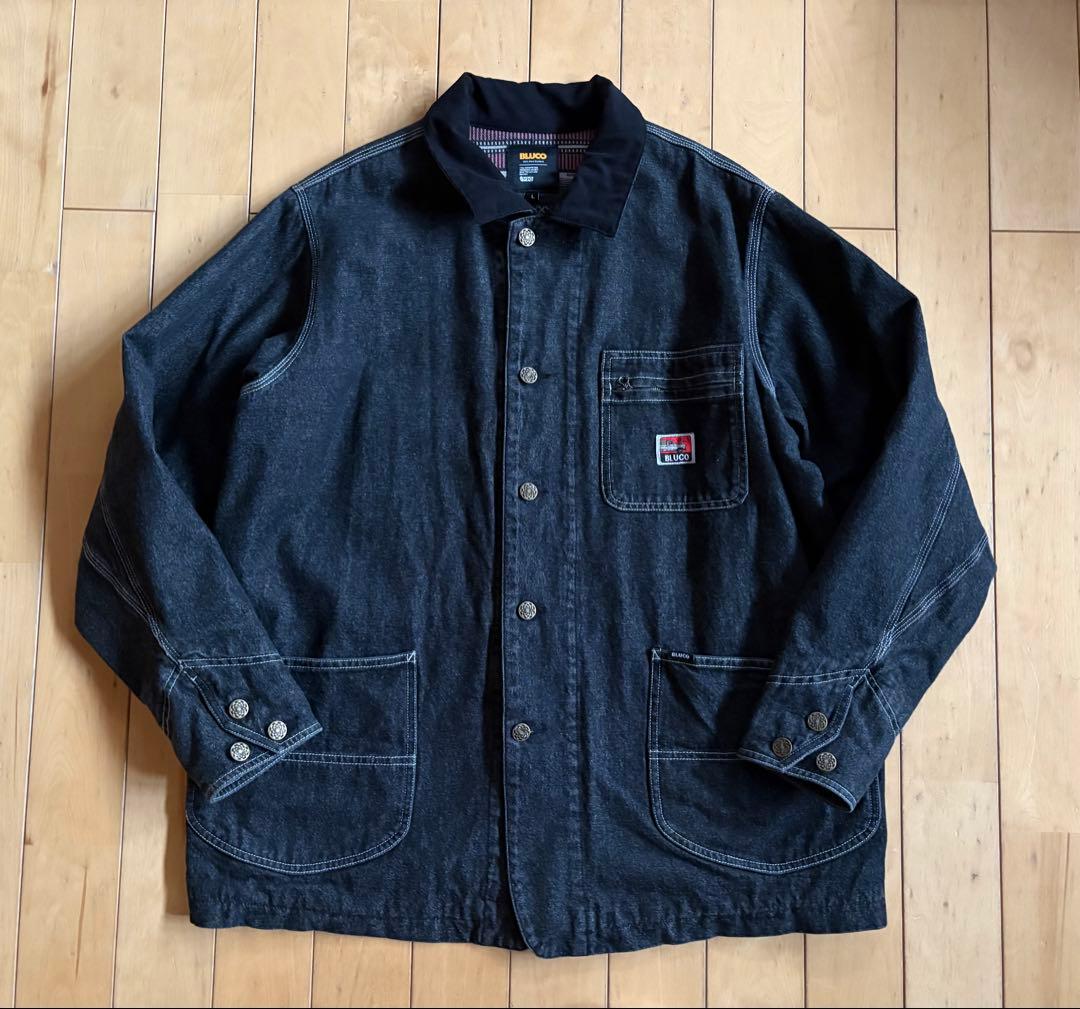ブルコ BLUCO ライニング カバーオール デニム　サイズL