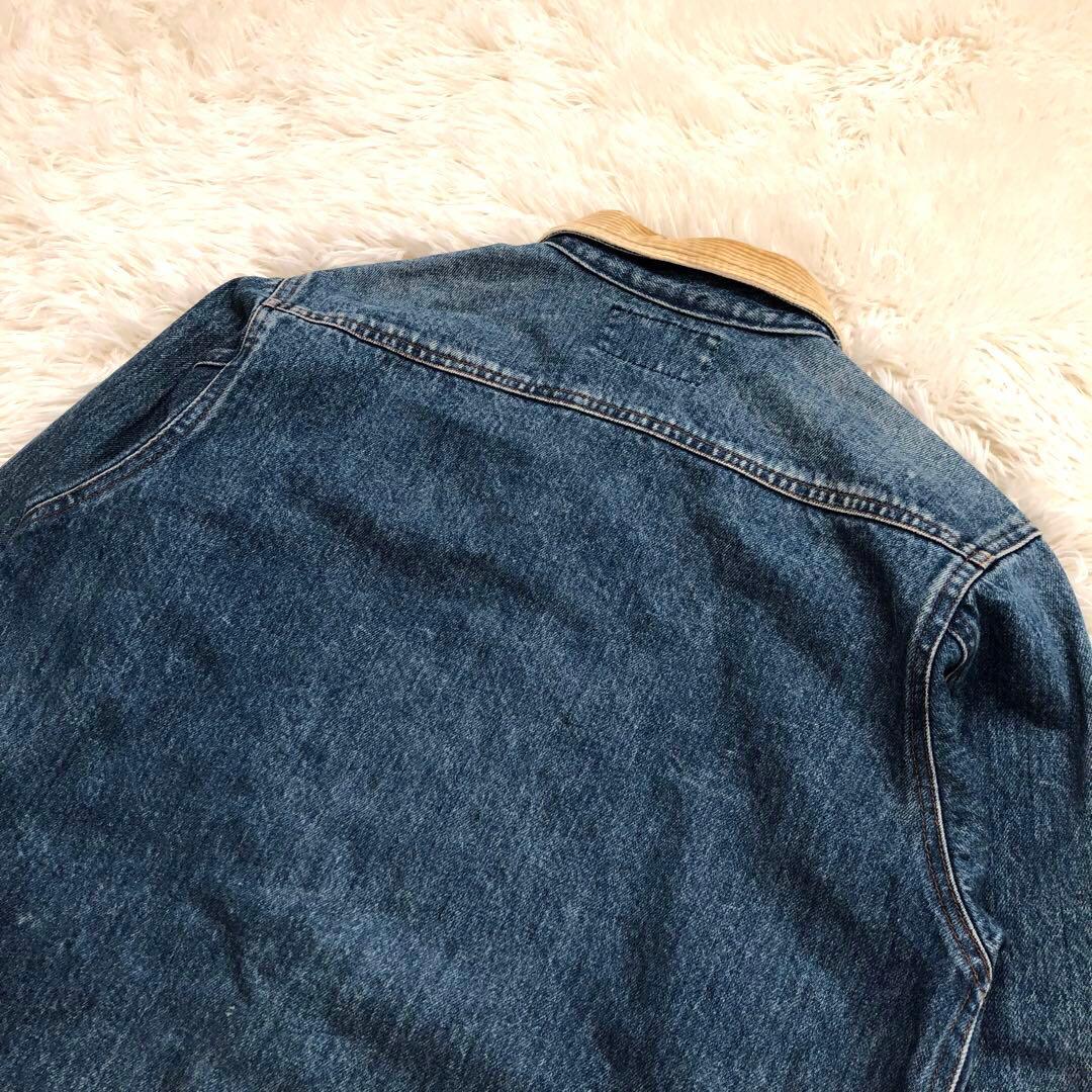 【入手困難】ラルフローレン　カバーオール　デニムジャケット　襟コーデュロイ