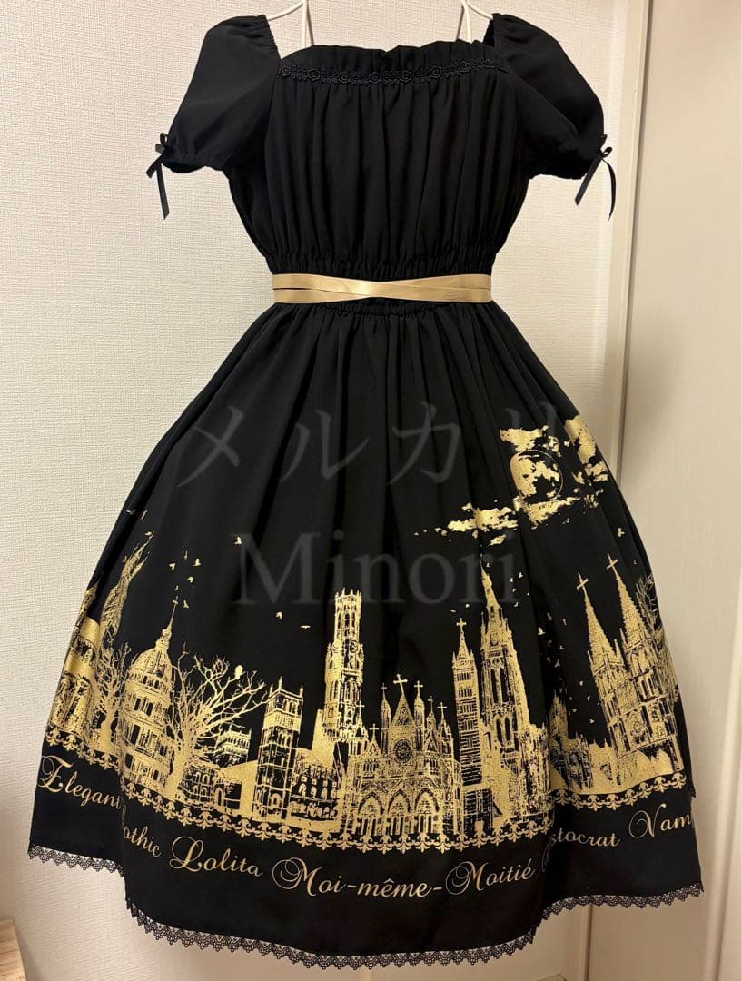 最終値下げ モワティエ サイレントムーンワンピース 送料込 美品