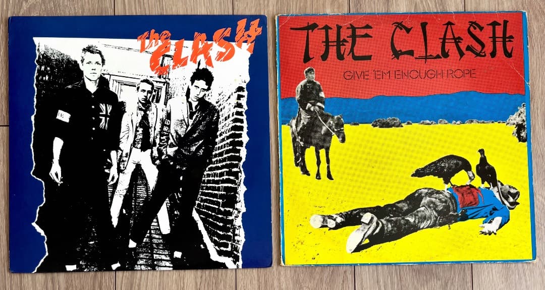THE CLASH　白い暴動 Give 'Em Enough Rope レコード