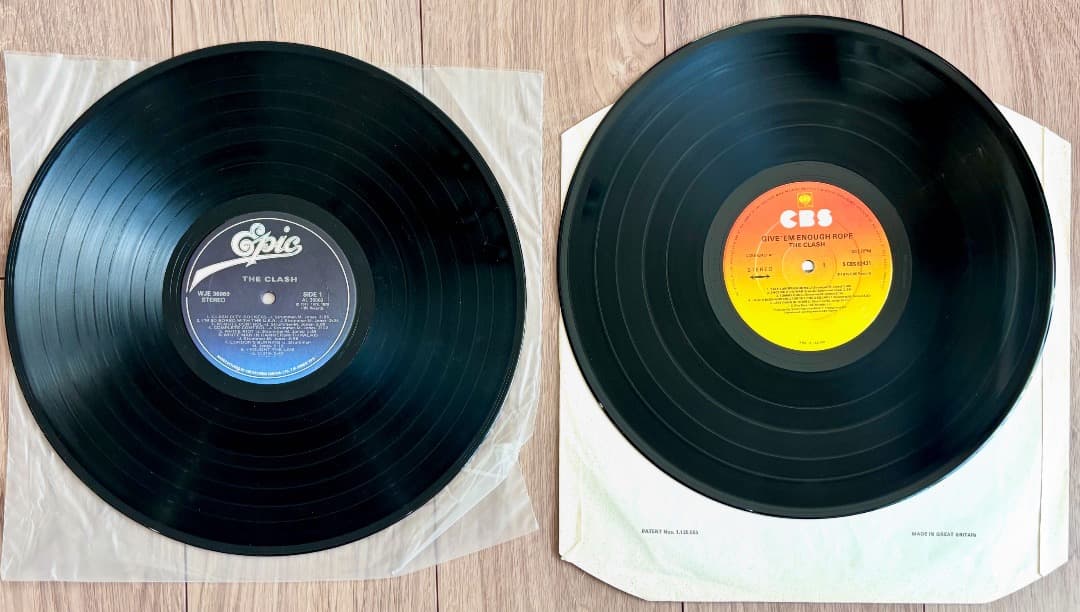 THE CLASH　白い暴動 Give 'Em Enough Rope レコード