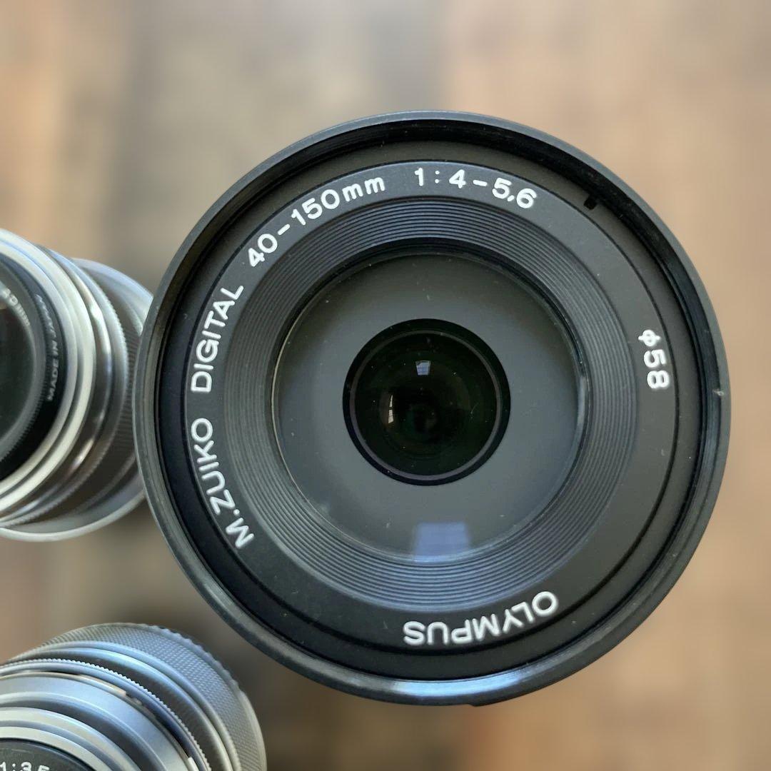 Olympus PEN E-P3 ミラーレス一眼 3本レンズ付き