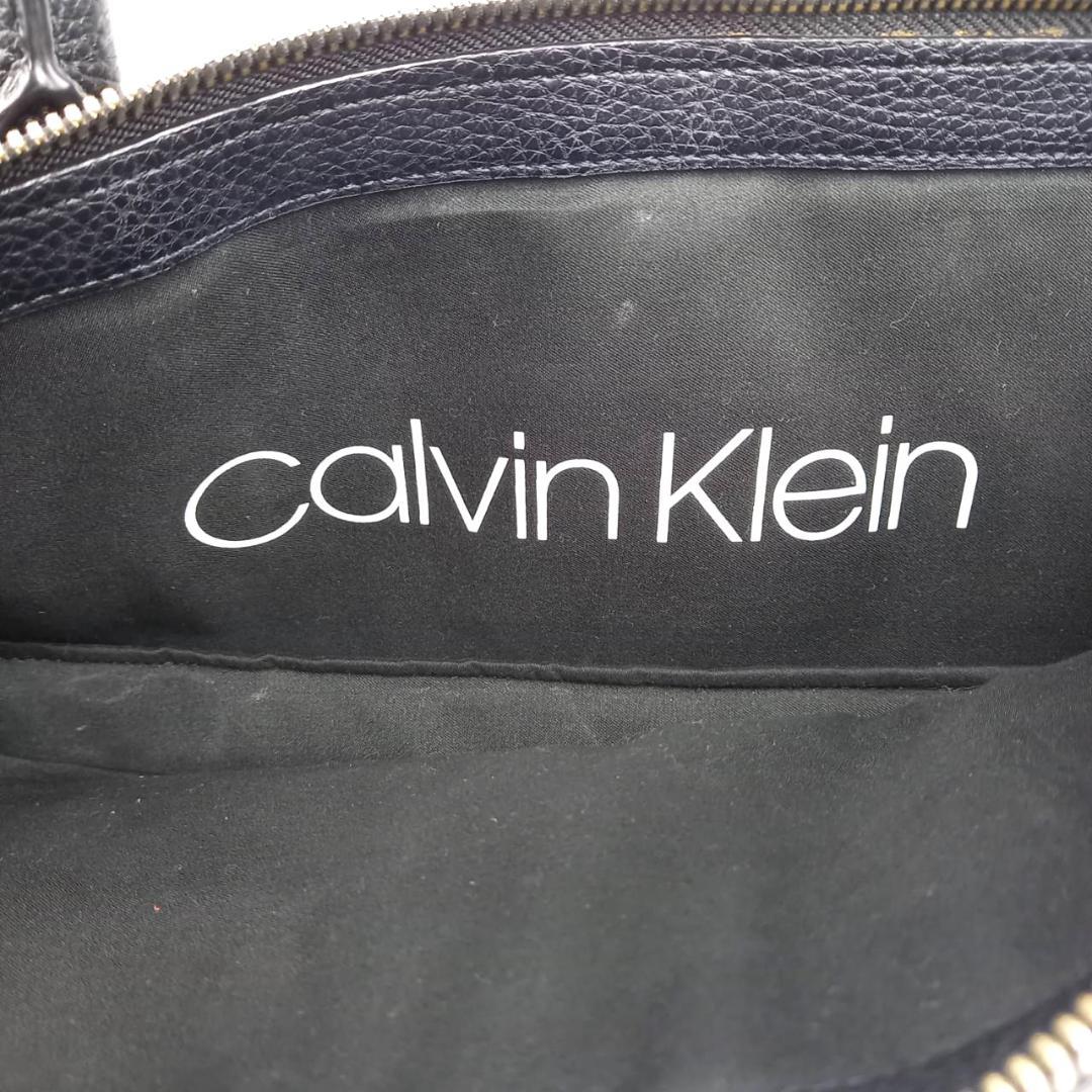 カルバンクライン 2way ビジネスバッグ ブリーフケース　オールレザー A4