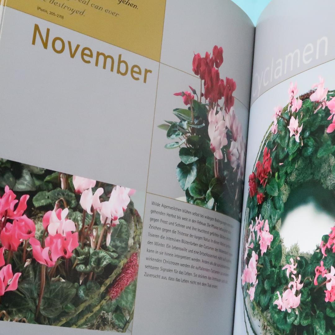 セール！ 洋書『Blumen trösten』フラワーアレンジ、リース、供花