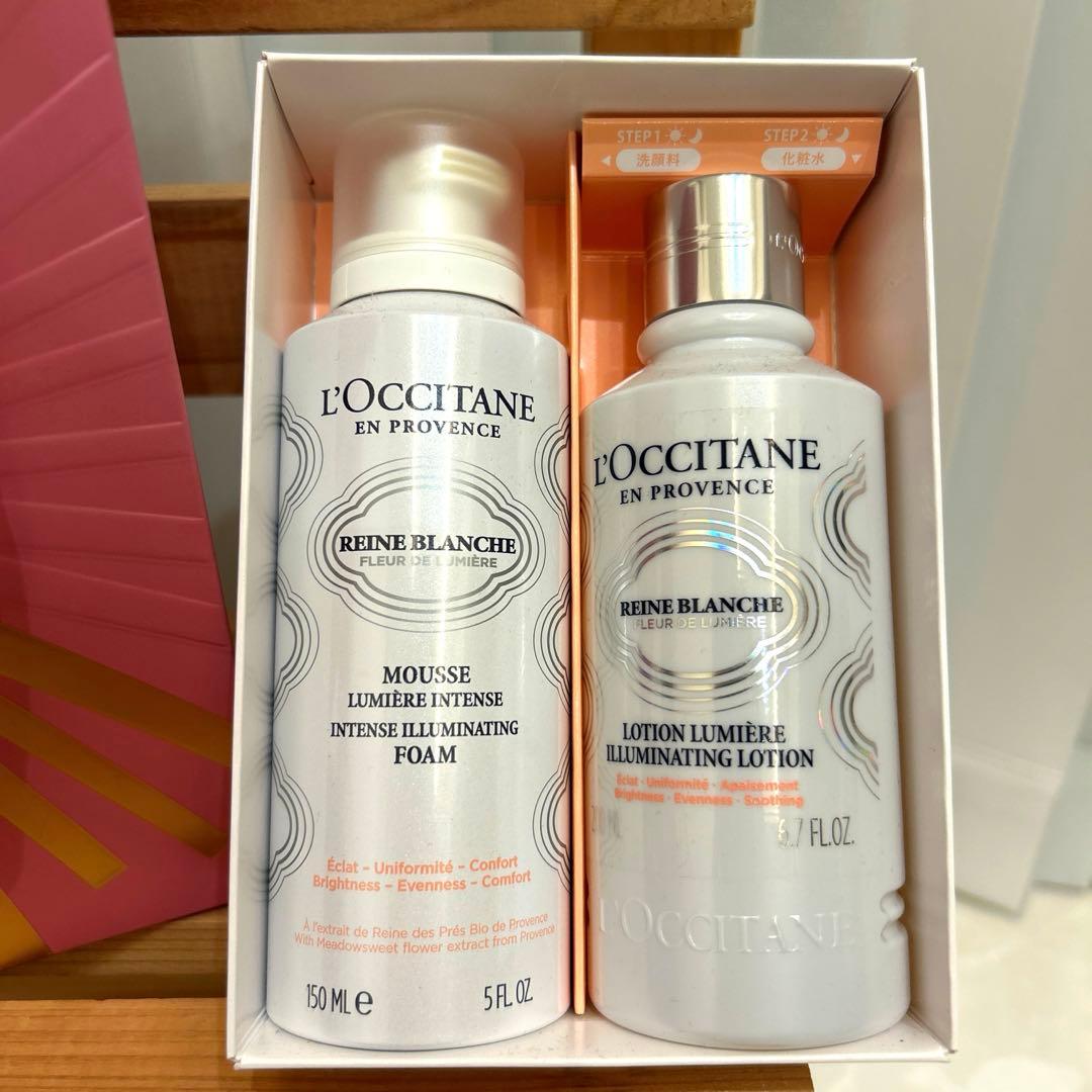 ロクシタン　泡洗顔化粧水セット　レーヌブランシュ ベーシック