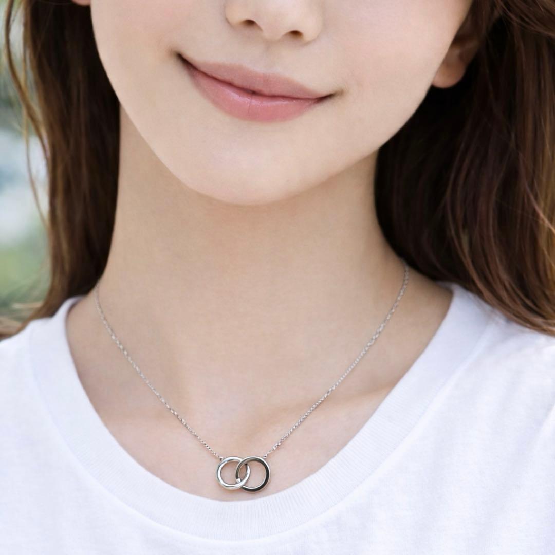 【美品】Tiffany 1837 ティファニー　インターロッキング ネックレス