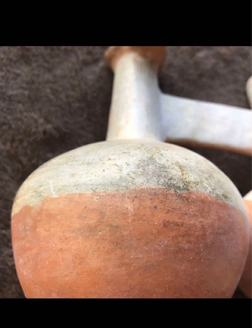 本日発送限定お値下げ中 古代アンデス文明 注口双胴土器 ペルー