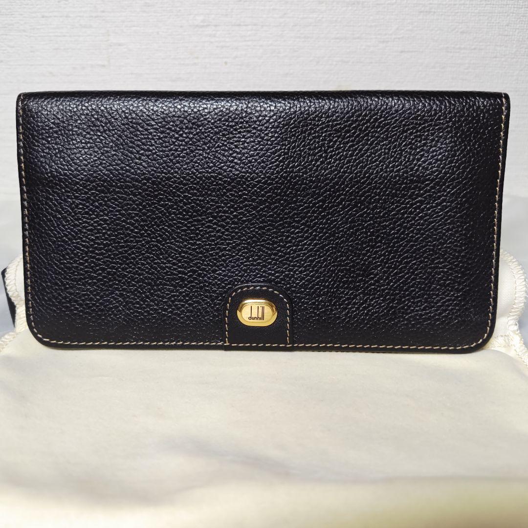 Alfred Dunhill 黒 レザー 財布
