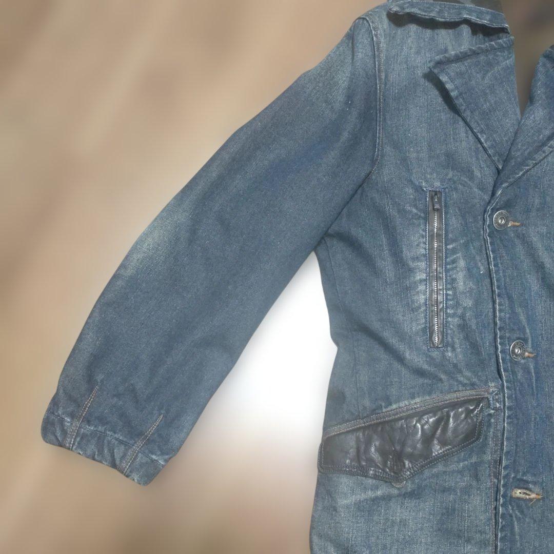 【美品 】ディーゼル DIESELデニムジャケットコート裏ボアレザー 値下げ可能