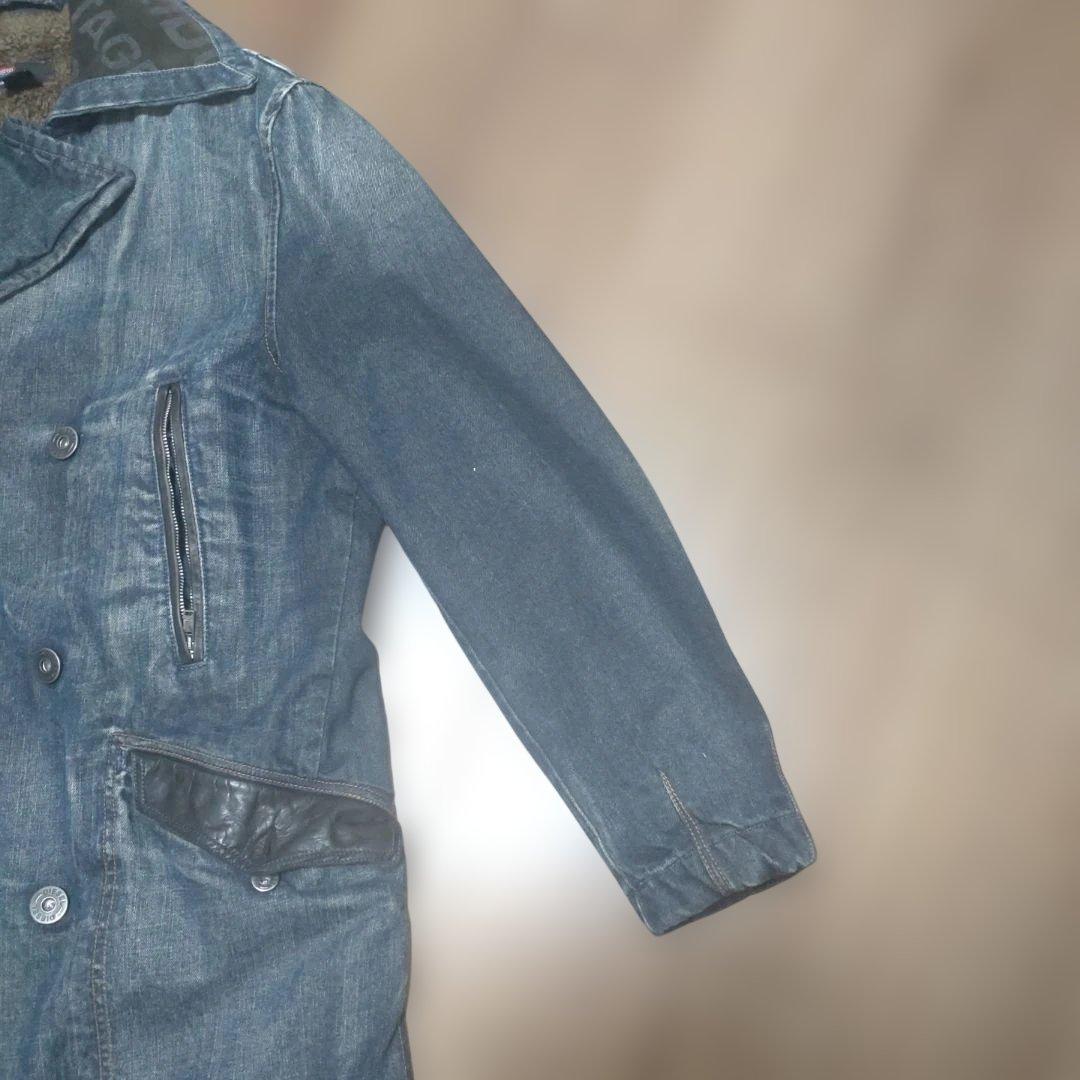 【美品 】ディーゼル DIESELデニムジャケットコート裏ボアレザー 値下げ可能