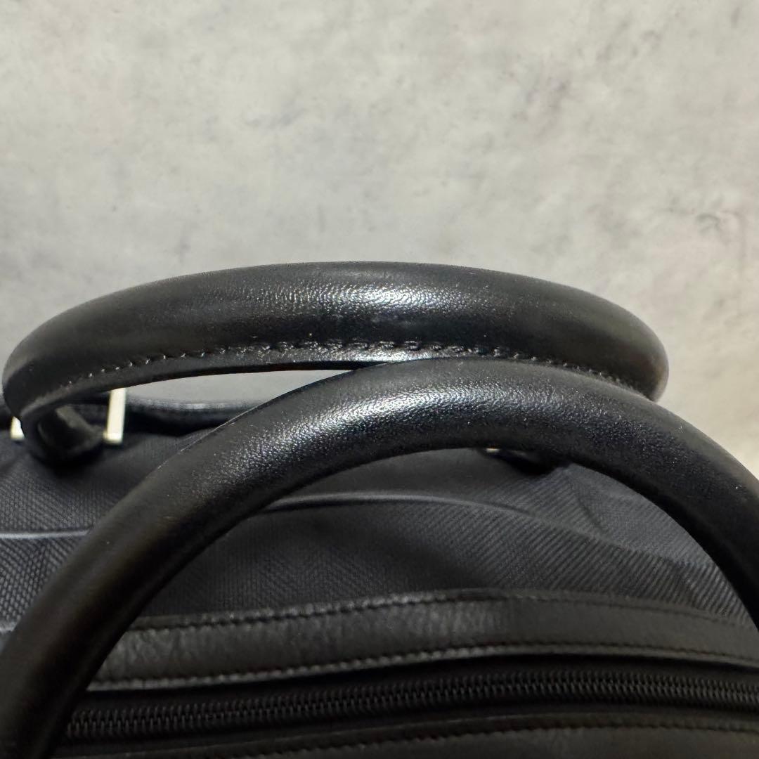 バーバリーゴルフ 2way ボストンバッグ ブラック ロゴ