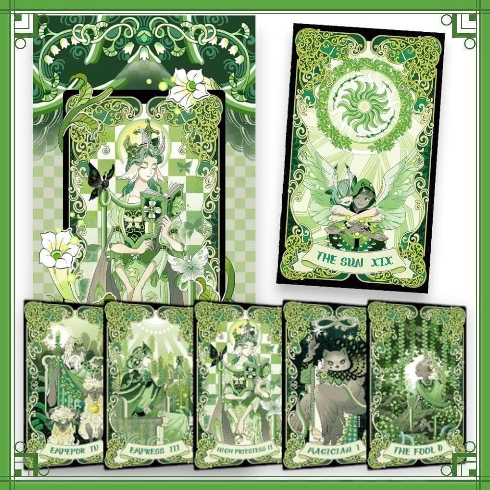 【正規品タロットカード】物語の絵本のような超キュートイラスト✨グリーンテラス