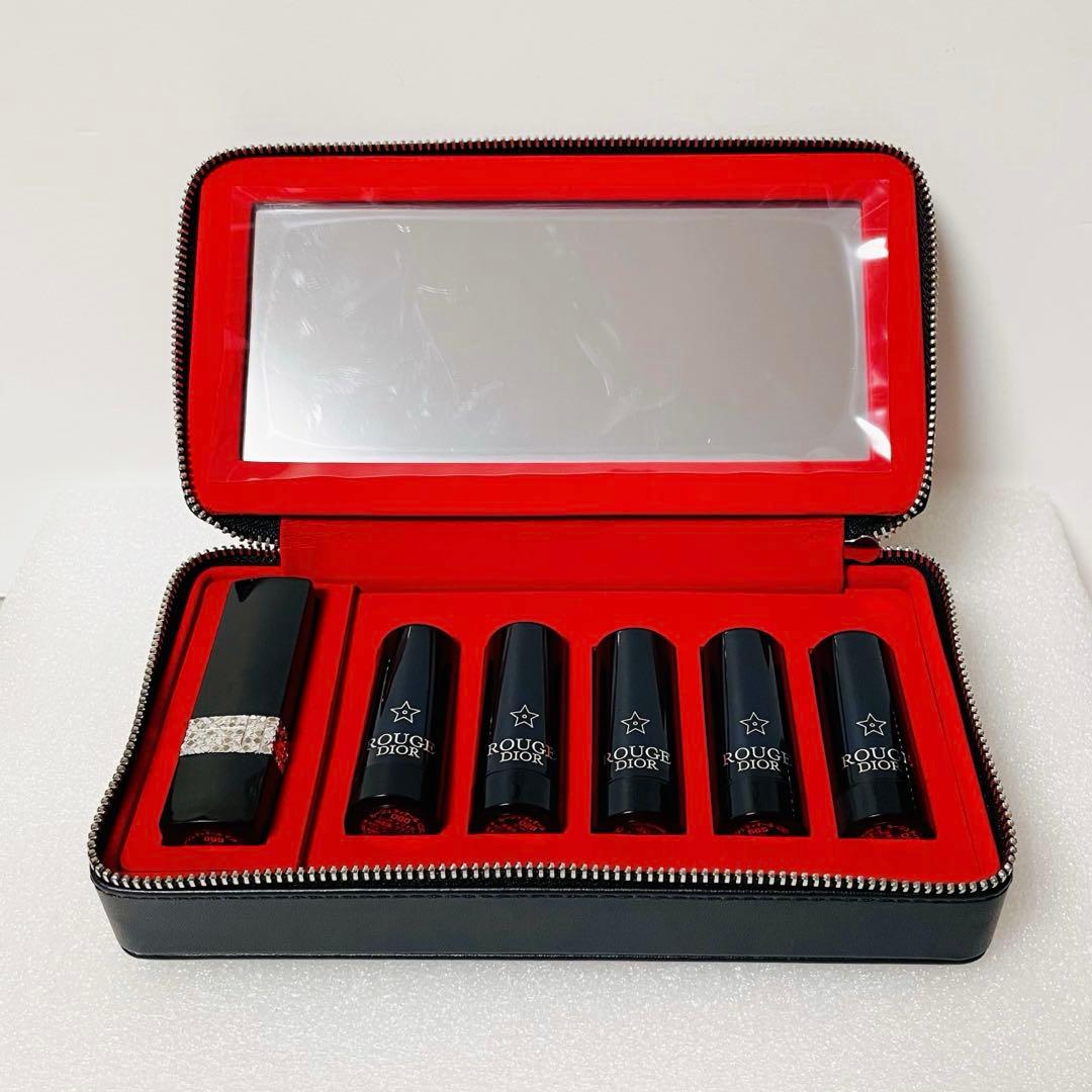 【新品箱付き】ディオール　ルージュ６色セット　クリスマスコフレ　リップ　口紅