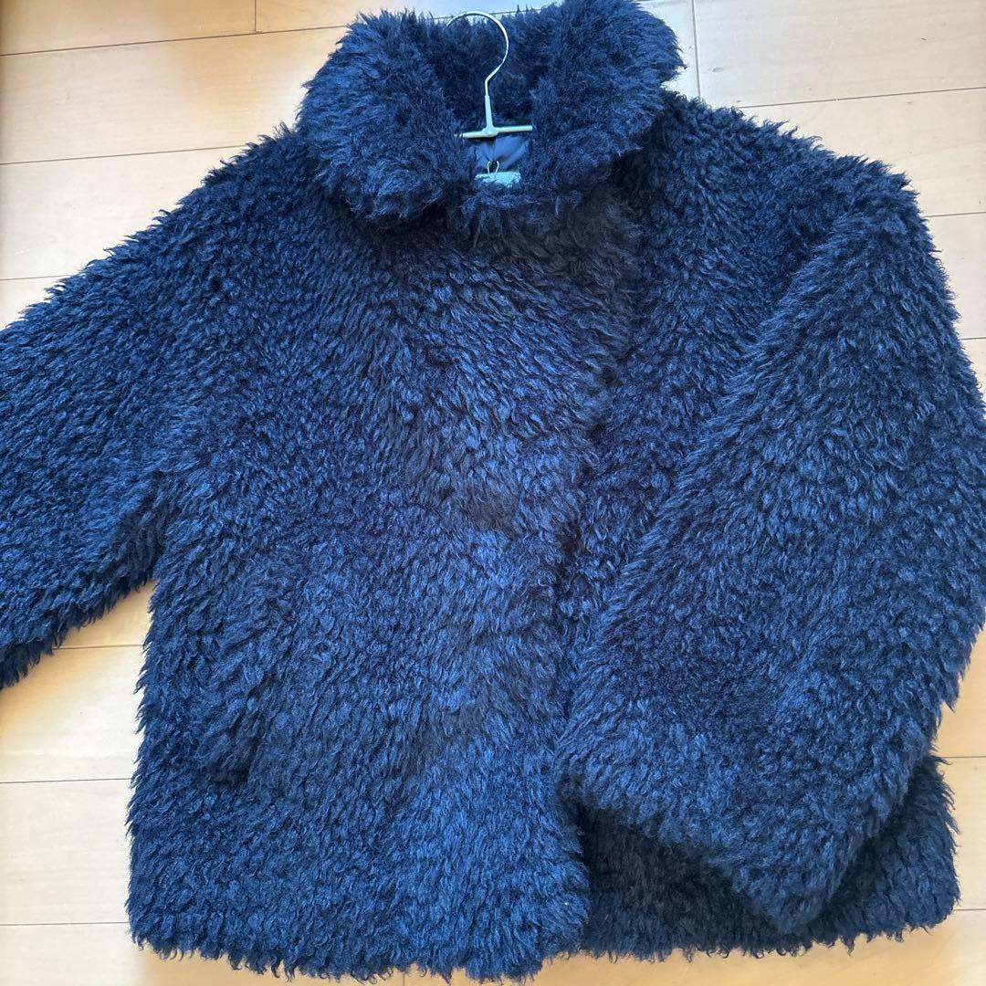 Nokko　スリードッツ　エコペルファーショートコート