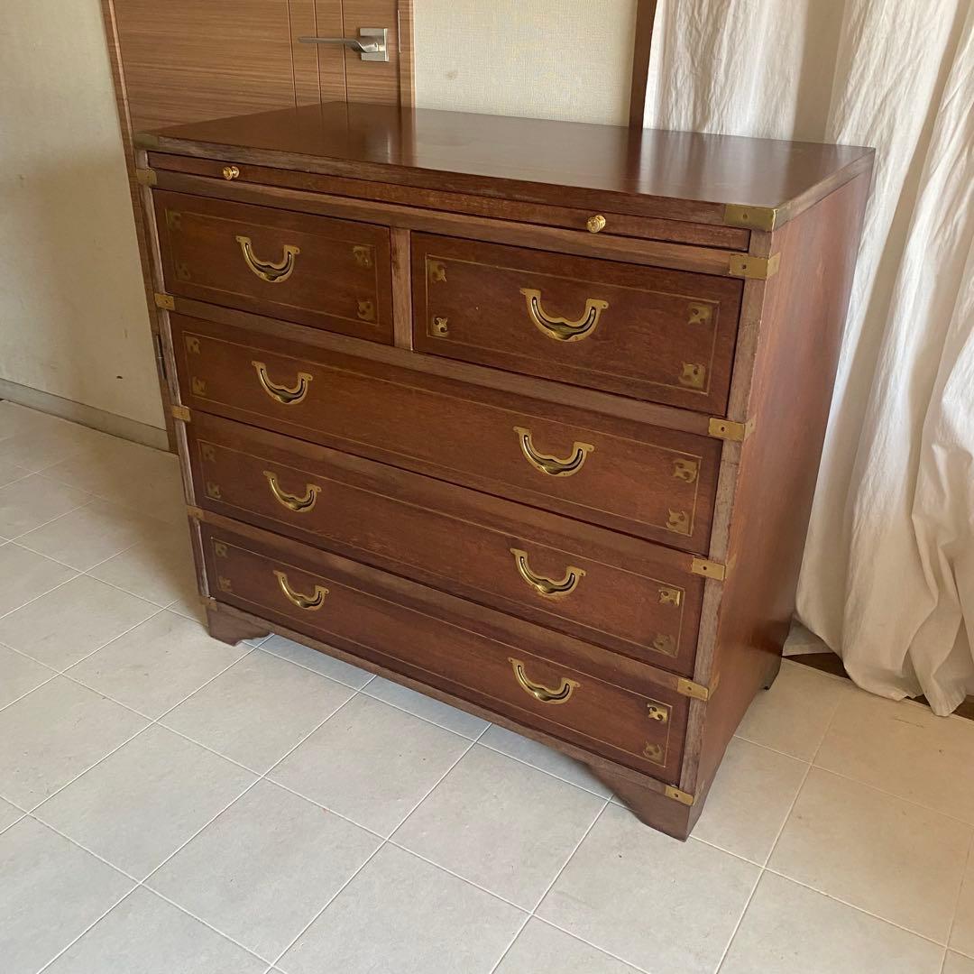 アンティーク　チェスト　ヨーロピアン　象嵌　イギリス　英国　モダン　北欧　棚