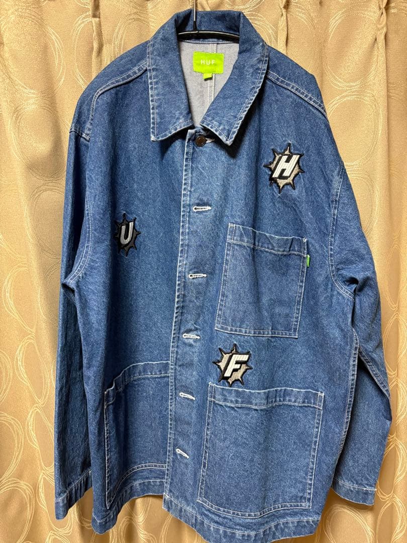 HUF デニムセットアップ　ジャケット・パンツセット