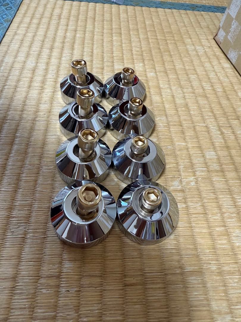 シボレーインパラ58-64フロントアッパーロアービレットクロームブッシュカバー