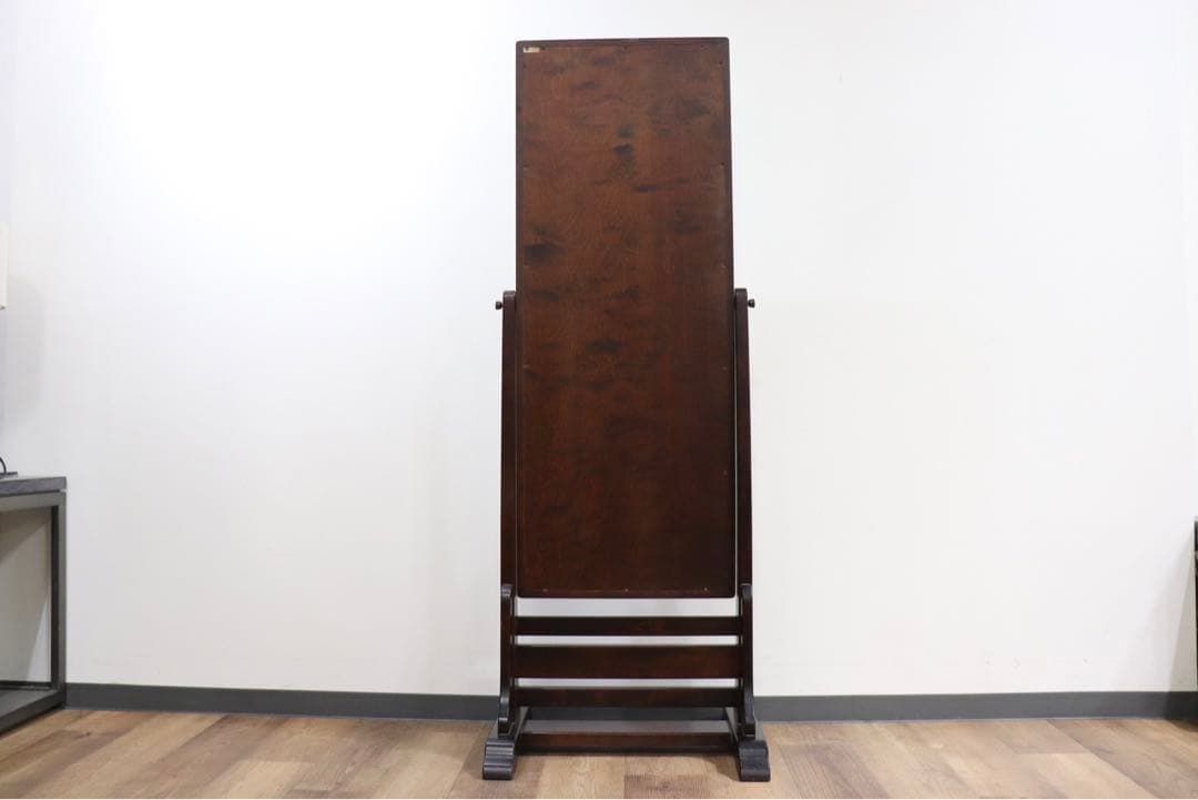 GMIH6○北海道民芸家具 姿見 全身鏡 スタンドミラー ウォールミラー 鏡