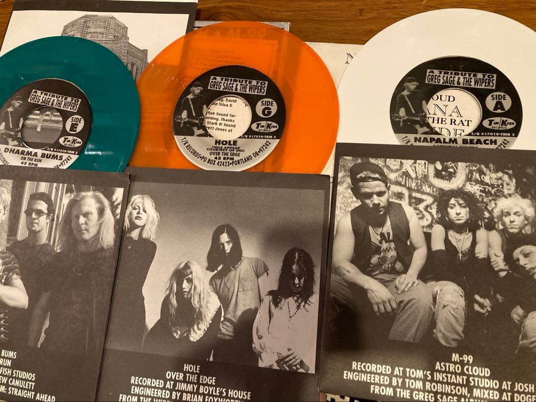 WIPERS tribute 7”BOX カラーvinyl nirvana