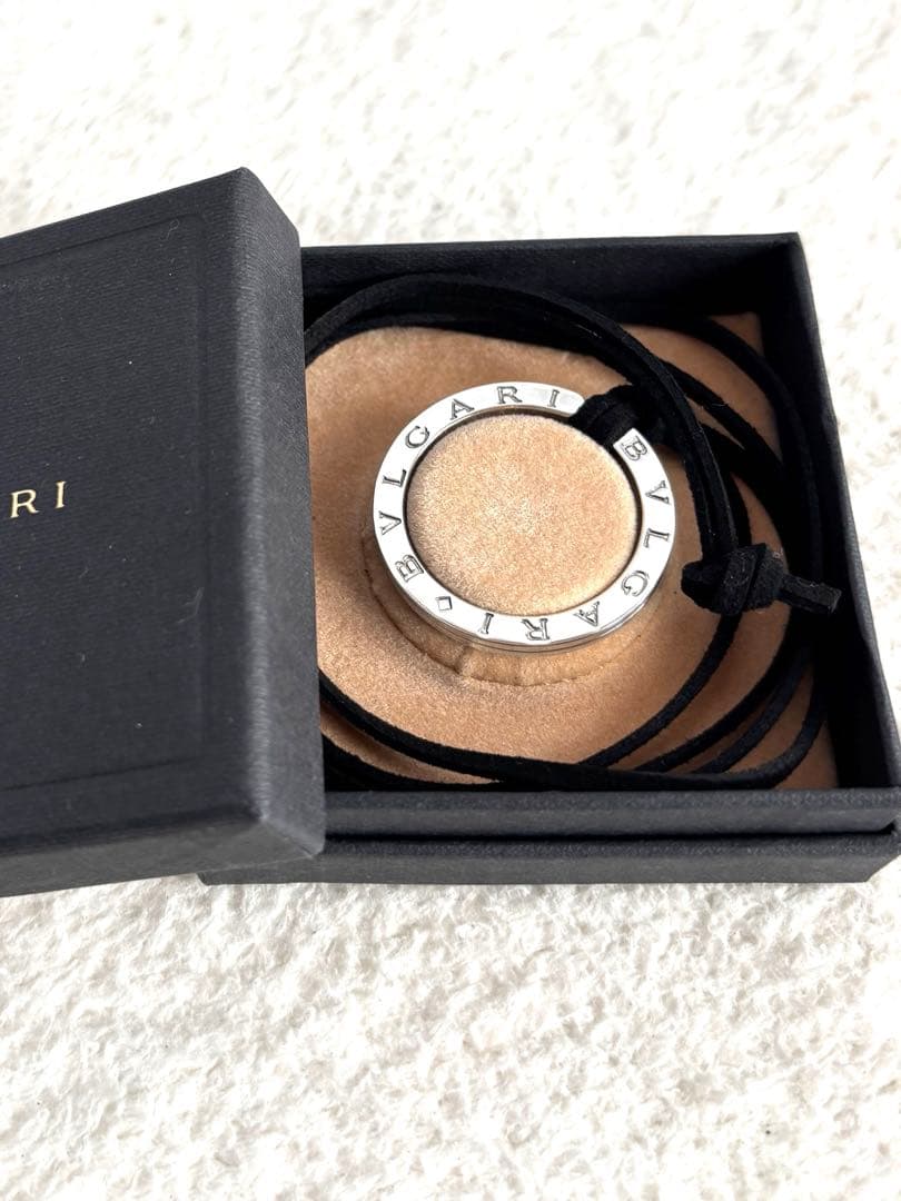 ✨超美品　紐付き BVLGARI ブルガリ・ブルガリ キーリング　箱付き