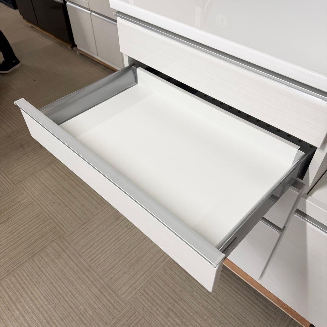 【超美品‼️】定価30万♪ 松田家具 118cm幅キッチンボード 食器棚