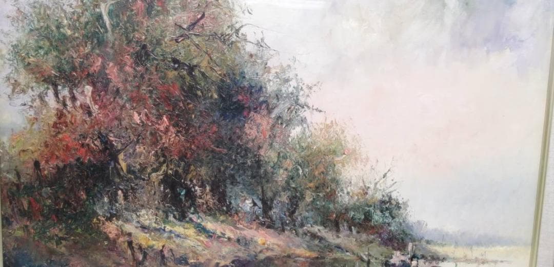 1【真作】 アンナ・オルシェウスカ 風景 1988年 ポーランド N-9