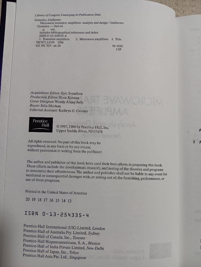 洋書 Microwave Transistor Amplifiers