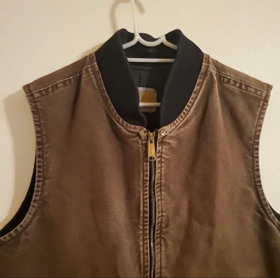 Carhartt ワークダックベスト 中綿ベスト ヴィンテージデトロイト