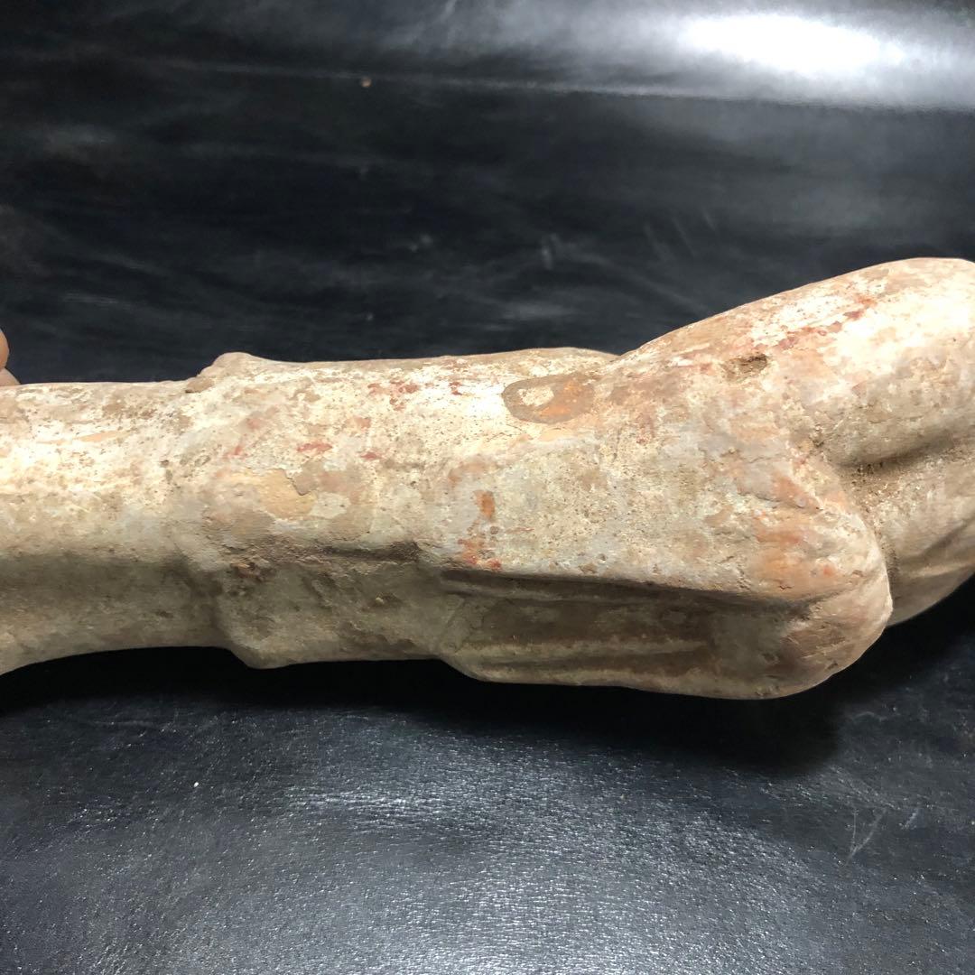 蔵から中国古銭と一緒の箱から出てきた 5体の内の1体　 女の人の中国古美術土器