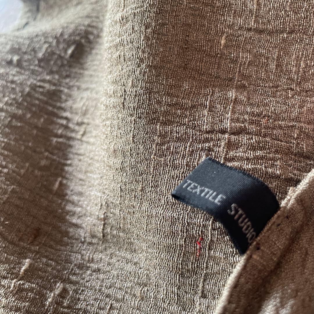 真木テキスタイルスタジオ。チュニック。モカ茶色。