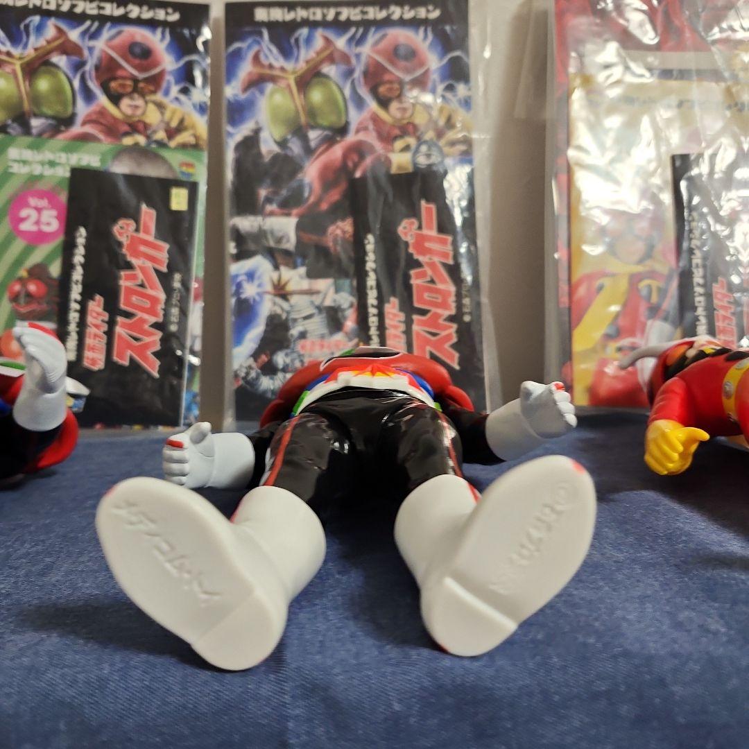 カ*ン様 東映レトロソフビコレクション　ストロンガー　　チャージアップ　タックル