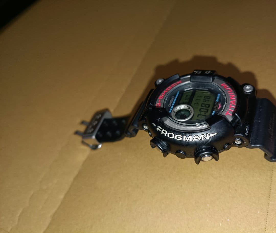 G-SHOCK フロッグマン dw-8200 　ブラック カスタム 稼働品