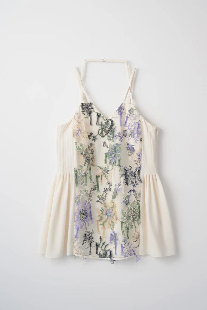 トップス MURRAL Floating flower lace camisole top