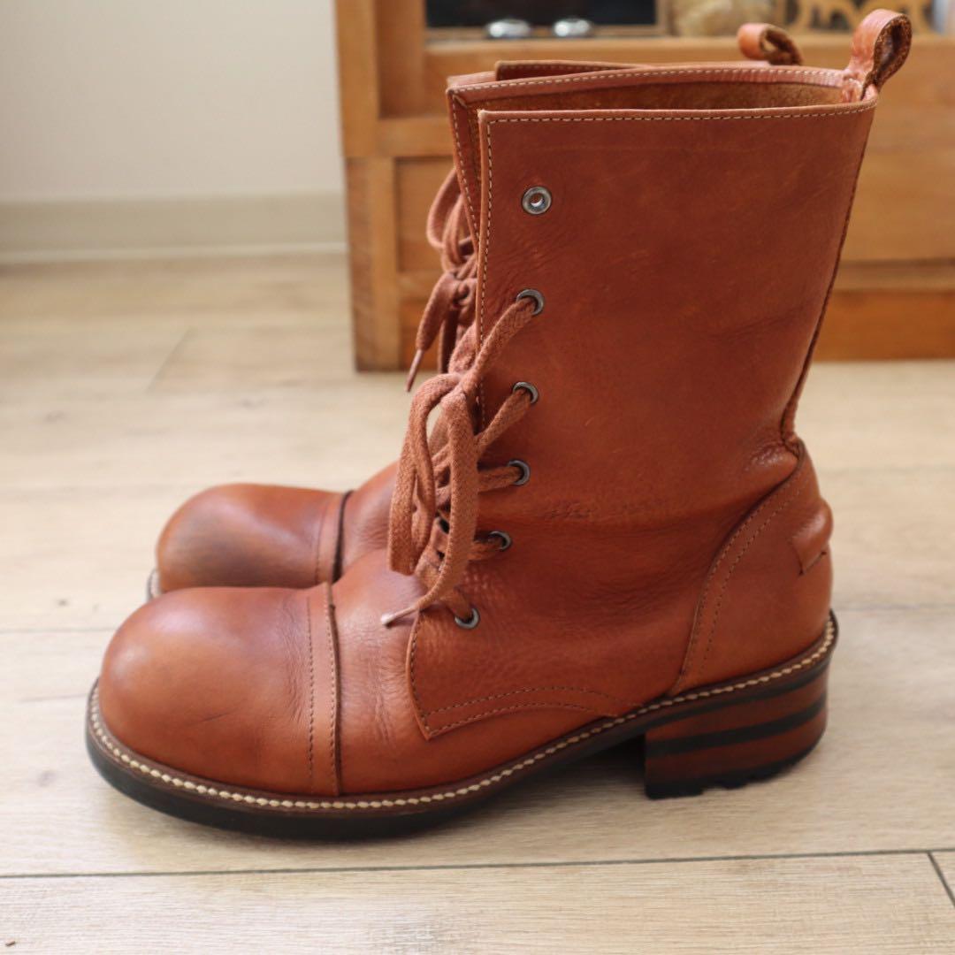 【HYSTERIC GLAMOUR】本革ブーツFINE（茶色）