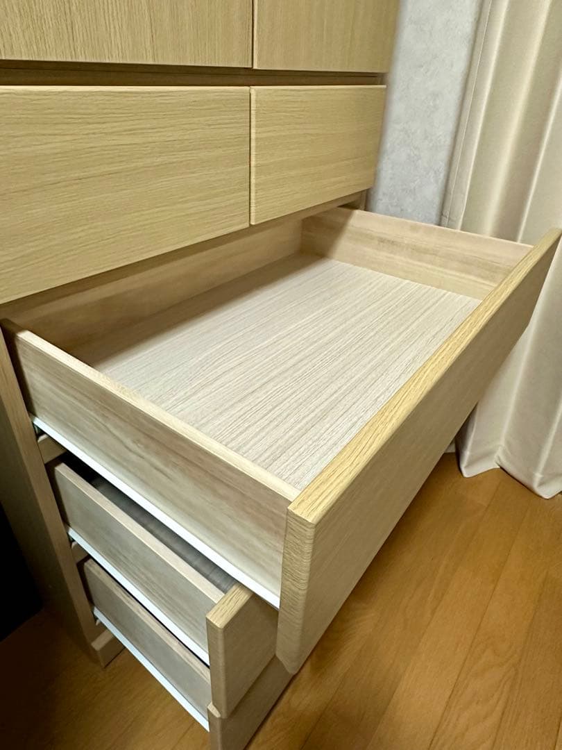 ニトリ　ワードローブ　クローゼット　アーデル　（ベージュ）