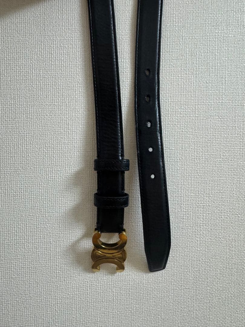 セリーヌ　レザーベルト サイズ80 イタリア製