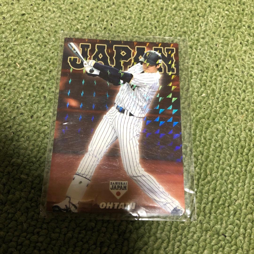 大谷翔平選手侍ジャパン日本代表のカ一ド